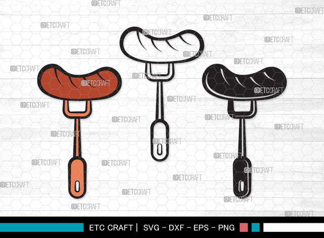 Grilled Sausage SVG | Sausage Svg | Bbq Svg | Barbecue Svg | Bratwurst Svg | Grilled Sausage Clipart SVG ETC Craft 