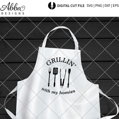 Grillin With My Homies SVG Abba Designs 