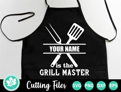 Grilling SVG | BBQ SVG | Personalize Grill Master SVG TrueNorthImagesCA 