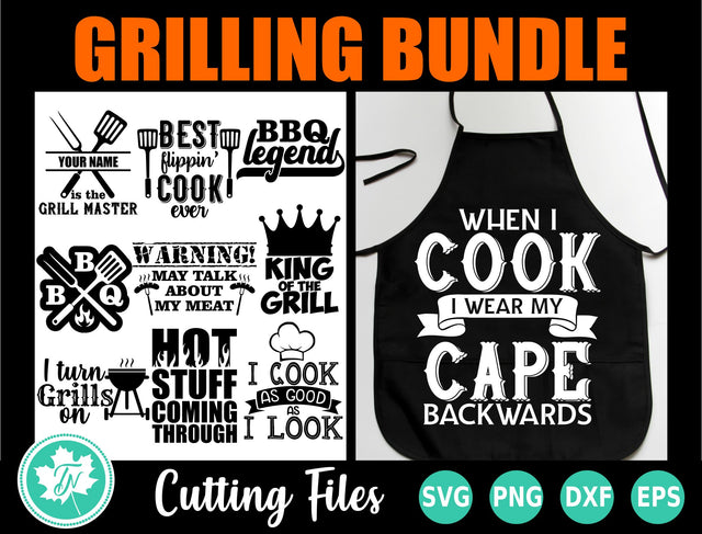 Grilling SVG Bundle 2 SVG TrueNorthImagesCA 