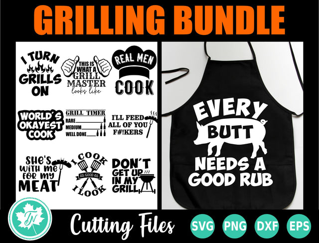 Grilling SVG Bundle SVG TrueNorthImagesCA 
