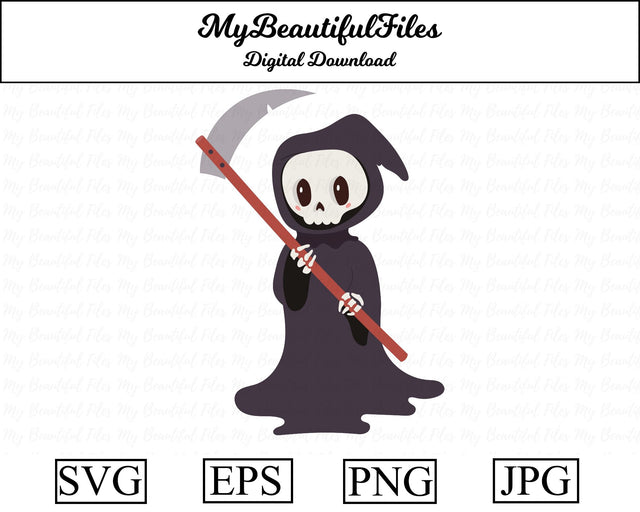 Grim Reaper - Halloween SVG MyBeautifulFiles 