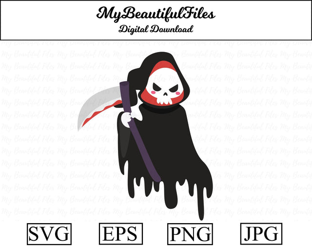 grim reaper - halloween SVG MyBeautifulFiles 