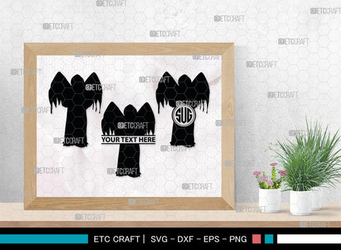 Grim Reaper Monogram, Grim Reaper Silhouette, Grim Reaper SVG, Death Svg, Halloween Svg, SB00365 SVG ETC Craft 