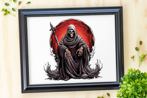 Grim Reaper Sublimation Clipart Bundle Sublimation Regulrcrative 