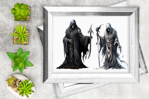Grim Reaper Sublimation Clipart Bundle Sublimation Regulrcrative 