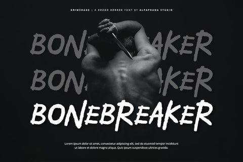 Grimshade - Rough Font Font Alpaprana Studio 
