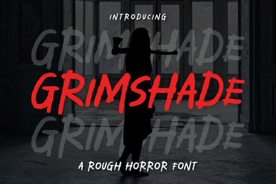 Grimshade - Rough Font Font Alpaprana Studio 