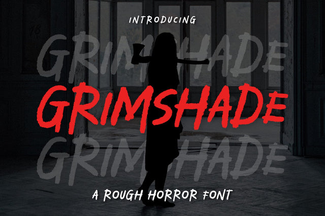 Grimshade - Rough Font Font Alpaprana Studio 