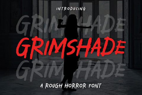 Grimshade - Rough Font Font Alpaprana Studio 