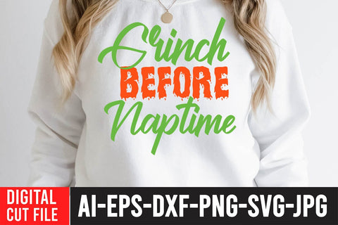Grinch Before Naptime SVG Cut File SVG BlackCatsMedia 