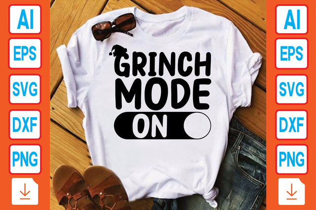 Grinch Mode ON SVG Craftlabsvg24 
