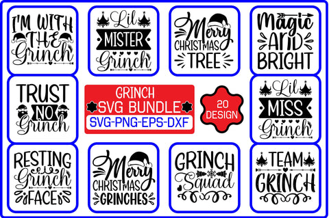 Grinch SVG Bundle SVG Shahin alam 