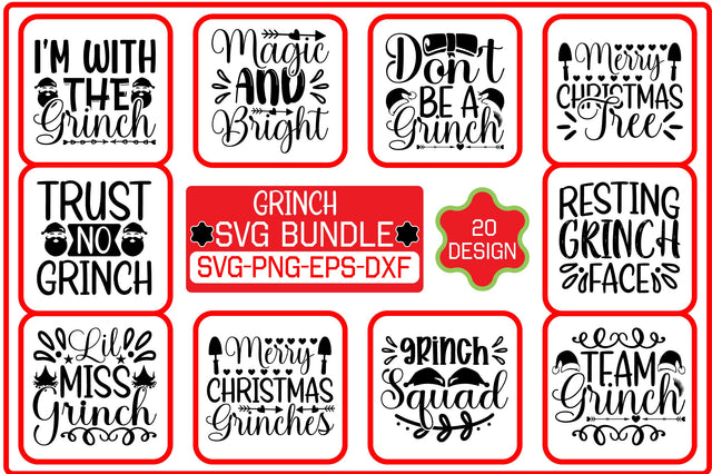 Grinch SVG Bundle SVG Shahin alam 