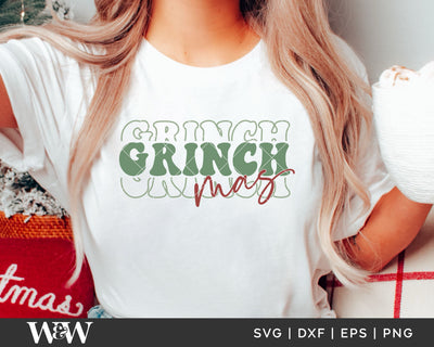 Grinchmas SVG | Christmas Shirt SVG SVG Wood And Walt 