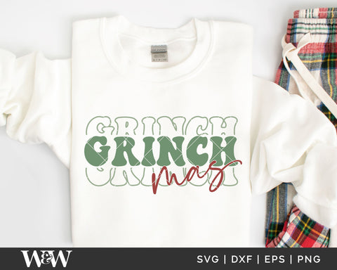 Grinchmas SVG | Christmas Shirt SVG SVG Wood And Walt 