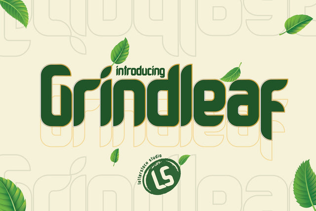 Grindleaf Font letterstockstd 