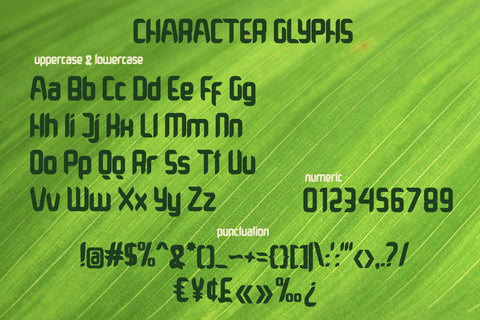 Grindleaf Font letterstockstd 