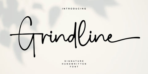 Grindline Font Allouse.Studio 