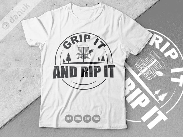 Grip It And Rip It, Doink!, Disc Golf SVG, Disc Golf Buddy, Disc Golf Cricut, Cut file, for silhouette, Cricut design space, vinyl cut files SVG dahukdesign 