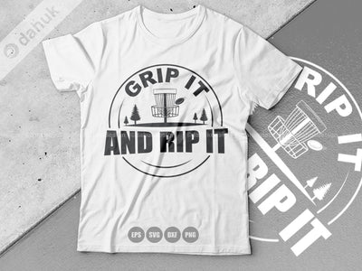 Grip It And Rip It, Doink!, Disc Golf SVG, Disc Golf Buddy, Disc Golf Cricut, Cut file, for silhouette, Cricut design space, vinyl cut files SVG dahukdesign 