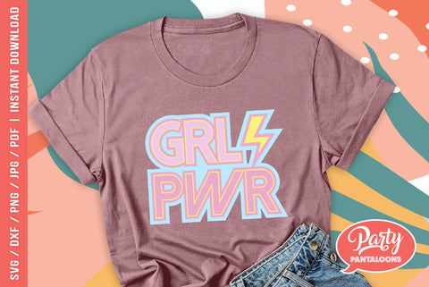 GRLPWR | girl power SVG SVG Partypantaloons 