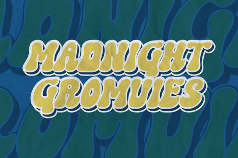 Gromvies - Vintage Retro Font ahweproject 