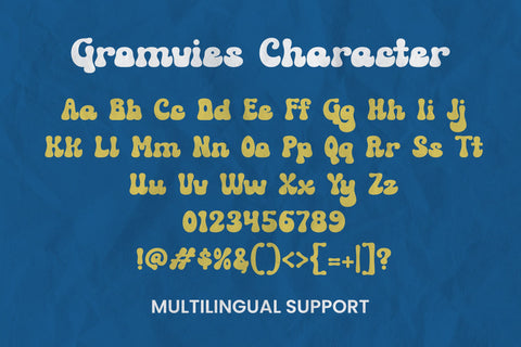 Gromvies - Vintage Retro Font ahweproject 