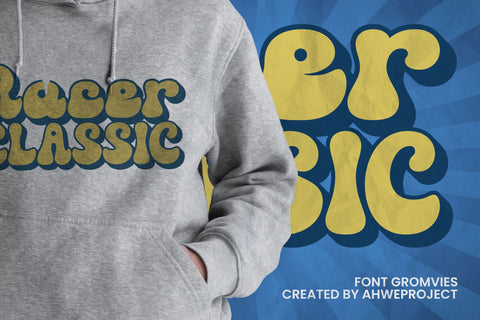 Gromvies - Vintage Retro Font ahweproject 