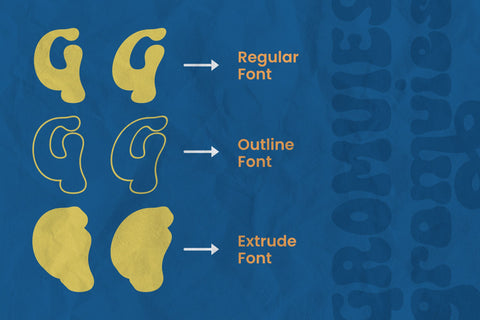 Gromvies - Vintage Retro Font ahweproject 