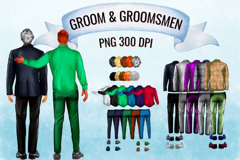 Groom and Groomsmen Creator Clipart SVG SvgOcean 