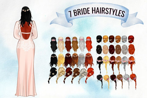 Groom & Bride Wedding Day Clipart SVG SvgOcean 