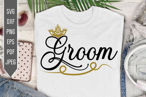 Groom Svg. Wedding Svg. Bachelor Svg. Bridal. Wedding Party Svg. Bachelor Party. Groom Shirt. Cricut, Silhouette, Iron On, Dxf, Eps, Png SVG Mint And Beer Creations 