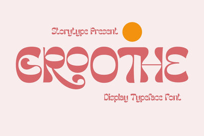 Groothe Typeface Font Storytype Studio 