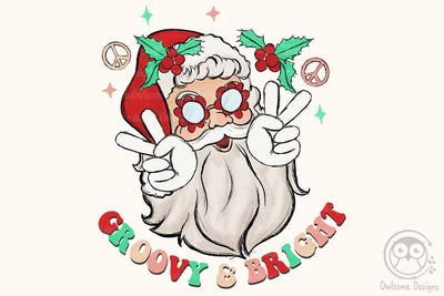 Groovy And Bright Christmas Sublimation Sublimation LAM HOANG THUY 