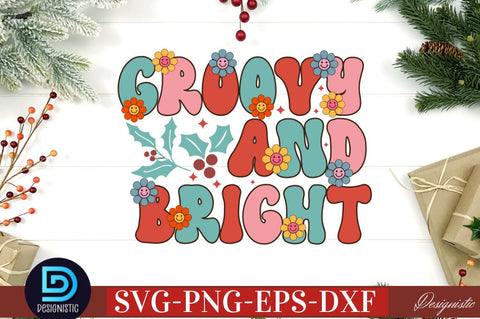 Groovy and bright SVG SVG DESIGNISTIC 