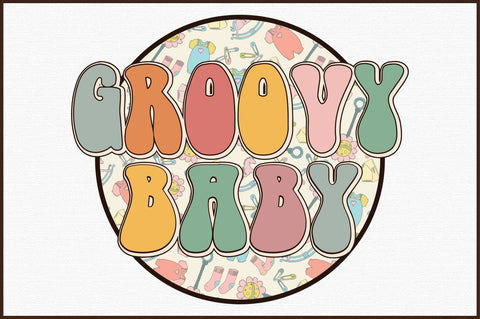 Groovy Baby PNG Sublimation Sublimation designartist 