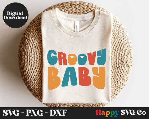 Groovy Boho Shirt SVG Bundle SVG The Happy SVG Co 