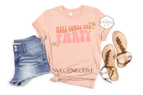 Groovy Bride Bachelorette Flower Retro SVG Bundle SVG The Honey Company 