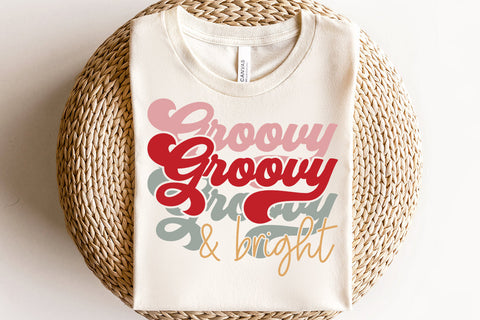 Groovy & Bright Retro Christmas SVG Bundle SVG Diva Watts Designs 