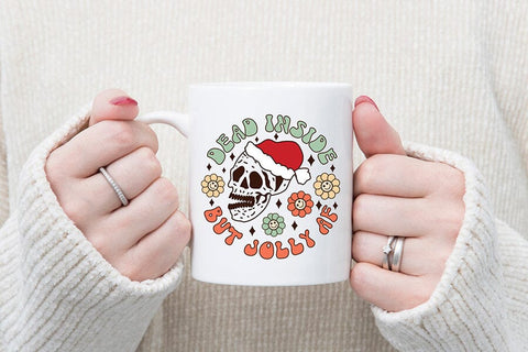 Groovy Christmas Jolly Af PNG Sublimation Sublimation CraftLabSVG 