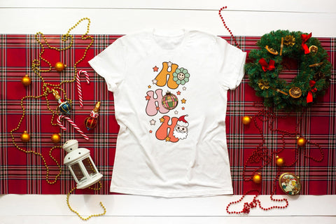Groovy Christmas Sublimation - Ho Ho Ho Sublimation CraftLabSVG 