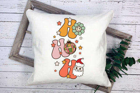 Groovy Christmas Sublimation - Ho Ho Ho Sublimation CraftLabSVG 