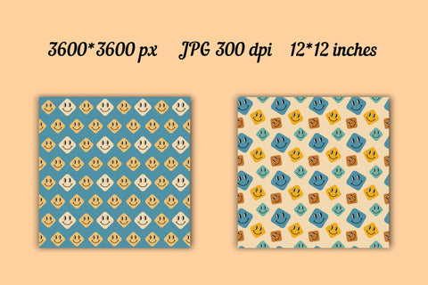 Groovy Digital Paper | Good Vibes JPG Patterns Digital Pattern AnnaViolet_store 