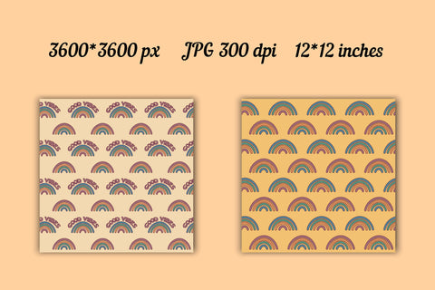 Groovy Digital Paper | Good Vibes JPG Patterns Digital Pattern AnnaViolet_store 