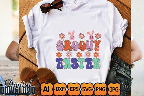 Groovy Easter SVG Newmockups 