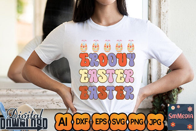 Groovy Easter SVG Newmockups 