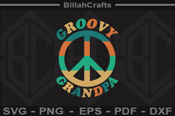 Groovy Grandpa SVG File SVG BillahCrafts 
