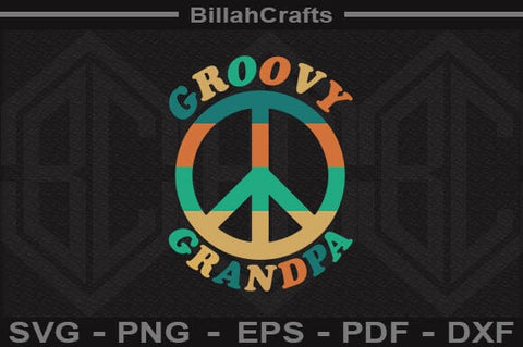 Groovy Grandpa SVG File SVG BillahCrafts 