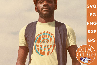 Groovy Guy Svg | Retro Hippie Shirt Design SVG Crafty Mama Studios 